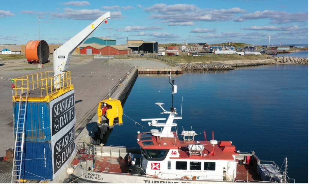 Pictures taken during harbour test in the port of Hvide Sande in October 2020 1